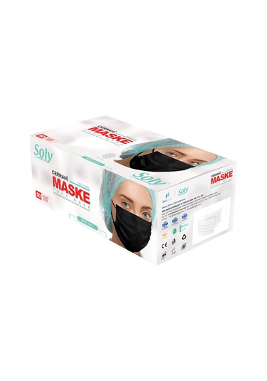 Soly Care Meltblown 3 Katlı Telli Ultrasonic Cerrahi Maske 50Adet
