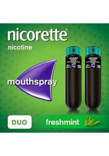 Nicorette 1mg Nane Aromalı Ağız Spreyi 2 x 150 Sprey