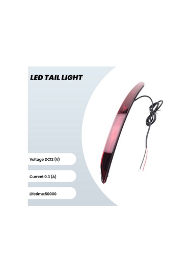 Hyundai Elantra 2016 2017 2018 Fren Lambaları İçin Led Tampon Reflektör Arka Lambaları