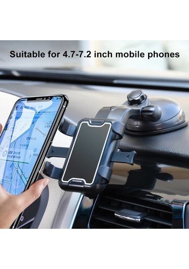 Sones Universal Araç Enayi Cep Telefonu Tutucu Siyah