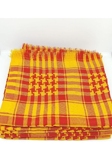 Artworkanatolia Puş 100 CM Sarı - Kırmızı Sarı