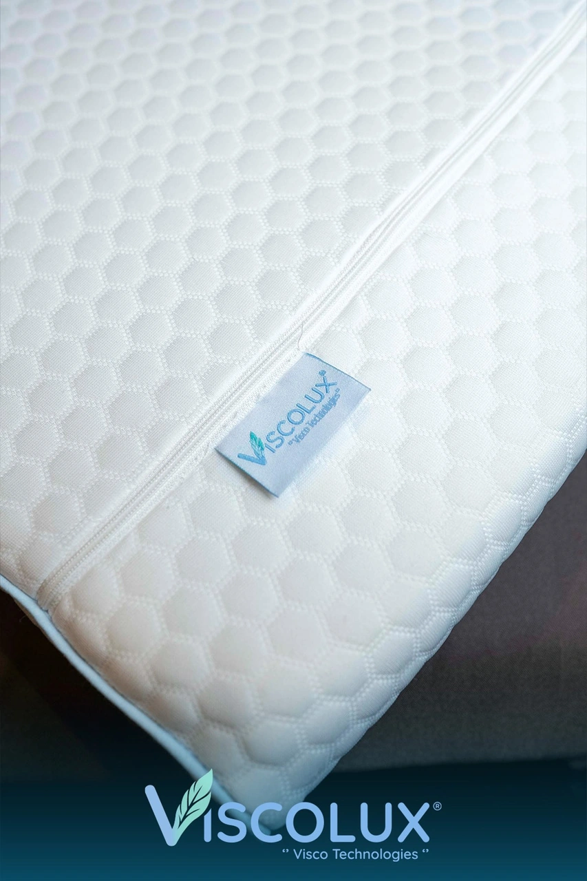 Mega Boy Ortopedik Yastık - Boyun Destekli Visco Yastık 60x40x11/8 Pembe