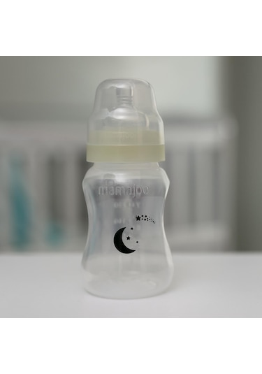 Mamajoo Gece & Gündüz Biberonu 270 ml & Anti-Kolik Biberon Emziği No:2 / M
