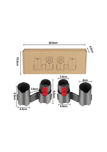 Cbtx V7 V8 V10 V11 V12 V15 Elektrikli Süpürge Depolama Rafı Uzatma Braketi 1 Çift