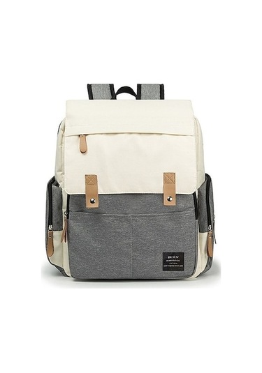 Sırt Relaxed Moda Fonksiyonlu Çok Çantası Beyaz Bebek Anne Zc Beyaz Beyaz