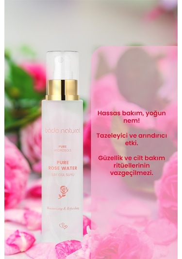 Bade Natural Gözenek Sıkılaştırıcı ve Arındırıcı Doğal Gül Suyu Tonik 100 ML