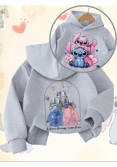 Çift Taraflı Baskılı Üst, Şık Ve Rahat Kesim Gri