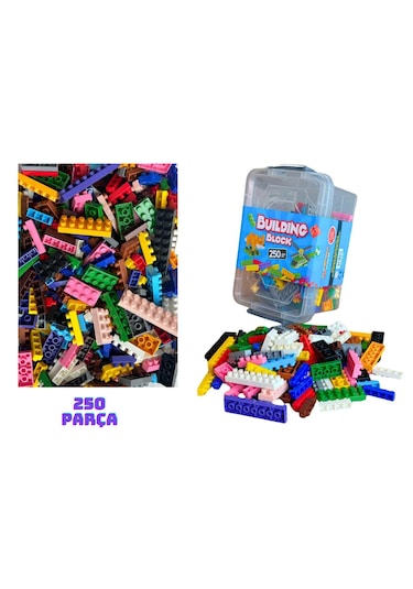 250 Parça Building Block Mikro Blok - Yaratıcı Ve Eğitici Yapı Seti