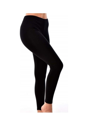 Kadın Siyah Termal Tayt Termal Siyah