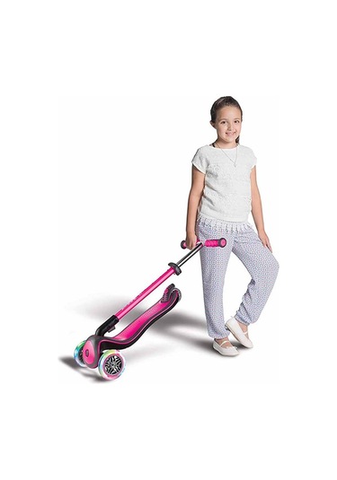 Globber Scooter Elite Deluxe Işıklı Pembe Pembe