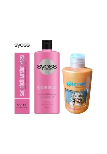 Syoss Dökülme Karşıtı Şampuan 500 ML + Sector Onarıcı Şekillendirici Krem 300 ML