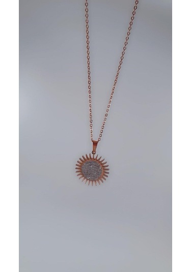 Bhs Life Kadın Zirkon Taş Ay Tasarım Çelik Kolye