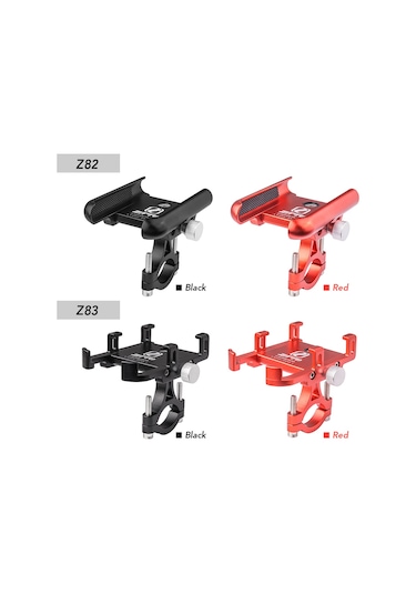 Yifomall Z83 Siyah Cnc Alüminyum Bisiklet Telefon Tutucu - 360 Döner, 50-90mm Ayarı, 20-32mm Sapka Uyumlu, Dayanıklı Bisiklet Navigasyon Aksesuarı