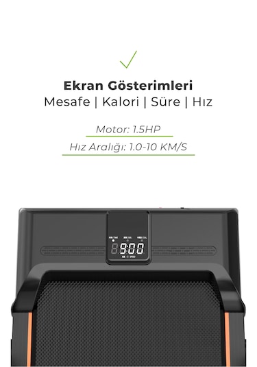 Onetick Sports Bluetoothlu Uzaktan Kumandalı Portatif Yürüme ve Koşu Bantı