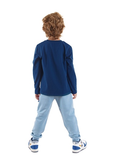 Denokids Canavar İtfaiye Erkek Çocuk T-shirt Pantolon Takım Çok Renkli