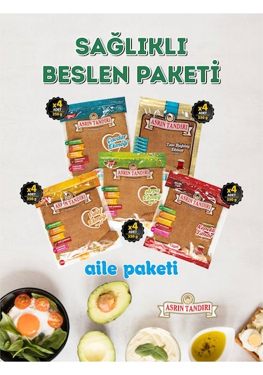 Sağlıklı Beslen Paketi 20 Paket Lavaş Tandır Ekmeği