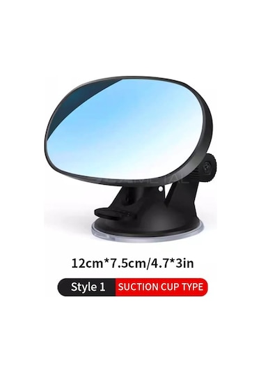 Seametal Araba İç Ayna Bebek Aynaları Pano Vantuz Ön Cam Güneşlik Plaka Klipleri Yardımcı Dikiz Aynası Gözlemleyin Suction Cup Oval