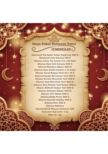 Altunsa Mega Paket Ramazan Kolisi