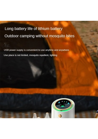 Jeemson Usb Şarjlı Elektrikli Enjeksiyonlu Moskito Kovucu, 20-30 M² Kullanıma Uygun, 6-8 Saat Pil Ömrü, Yeşil Renk + 1 Adet Moskito Suyu