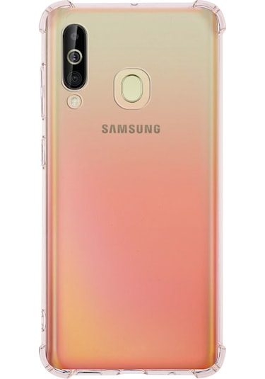 Samsung Galaxy Uyumlu A60 Köşe Korumalı Airbag Antishock Silikon Kapak