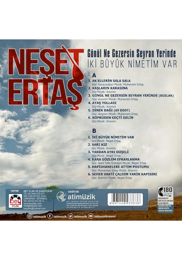 Neşet Ertaş - Gönül Ne Gezersin Seyran Yerinde Plak