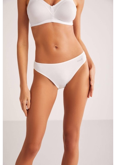 Kom Basic 2'li Bikini Kadın Külot 1c13cbkk111.003 Beyaz