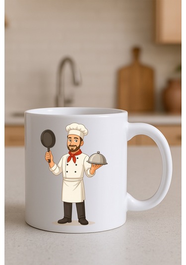 Meslek Baskılı Kupa Erkek Aşçı