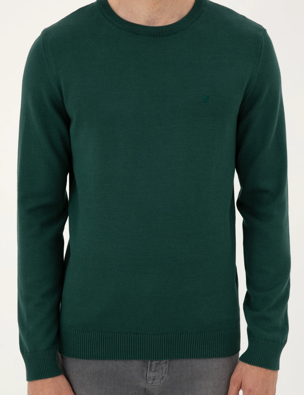 Pierre Cardin Erkek Yeşil Kazak /triko 50296575-vr054 Yeşil