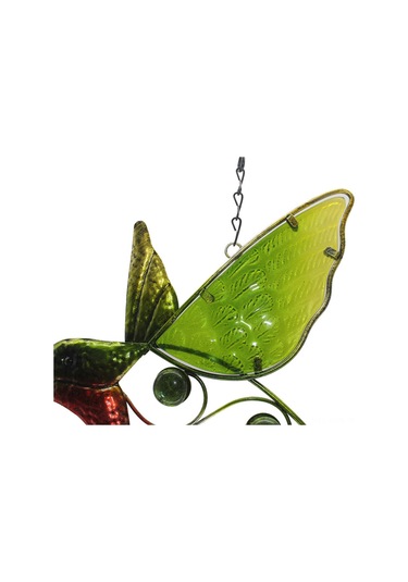 Kosona Çift Renkli Kuş Şekilli Metal Ve Cam Zil, Doğa Sesleriyle Ev Dekorasyonu, Stres Azaltıcı, Bahçe Balkon Hediyelik