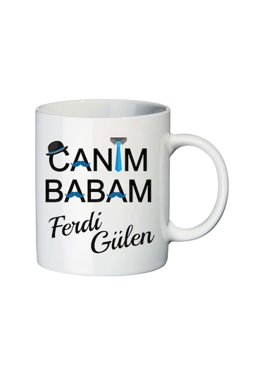 Canım Babam Isimli Kupa Bardak - Babalar Günü Hediyesi