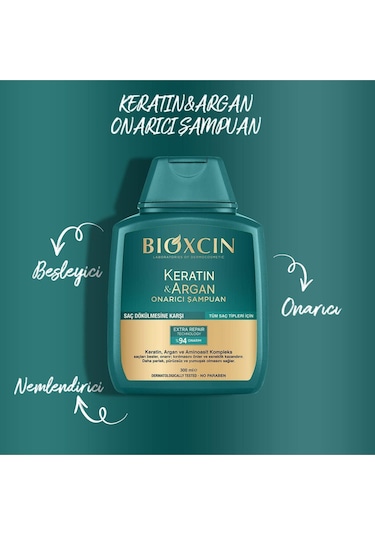 Yıpranmış Ve Hasar Görmüş Saçlar İçin Keratin Argan Şampuan 300ml 3 Al 2 Öde Avantaj Paketi