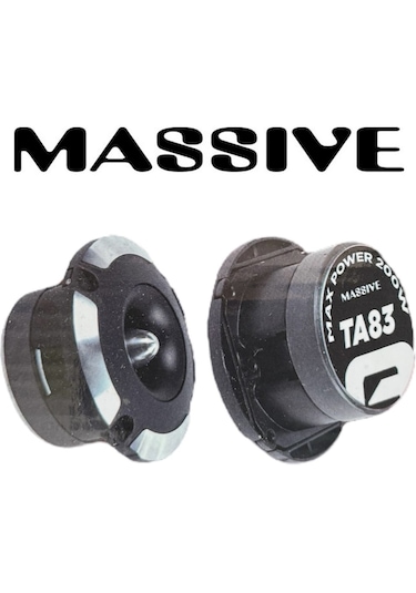 Massive Ms-ta83-çifti 400w Max-çifti 200w Rms -kaliteli Profesyonel 10 Cm Spl Dome Twetter