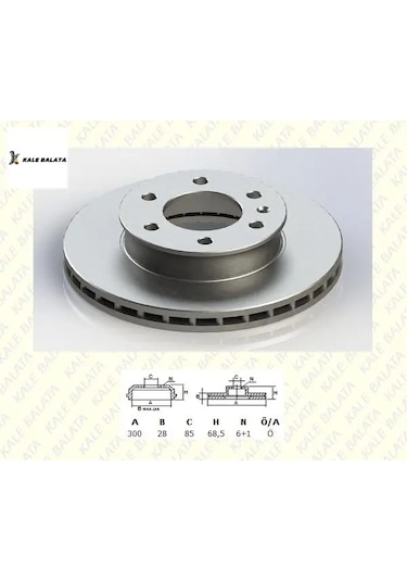 Ön Fren Disk Aynasi 300mm Crafter-sprinter 06-