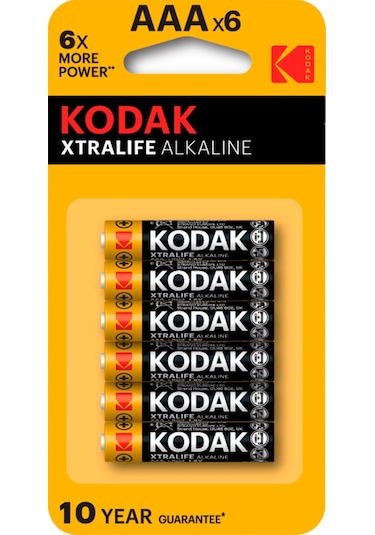 Kodak Xtralife Alkalin İnce Pil Aaa 4+2