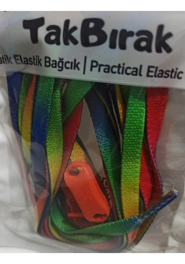 Tak Bırak, Klipsli Elastik, Yeni Nesil Akıllı Bağcık Çok Renkli