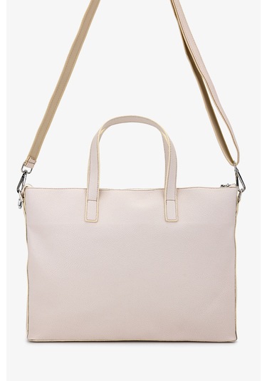 Valmenti Unisex Vegan/deri Bej Evrak Çantası 1012 2013 Cnt Y25 Bej Fltr Bej