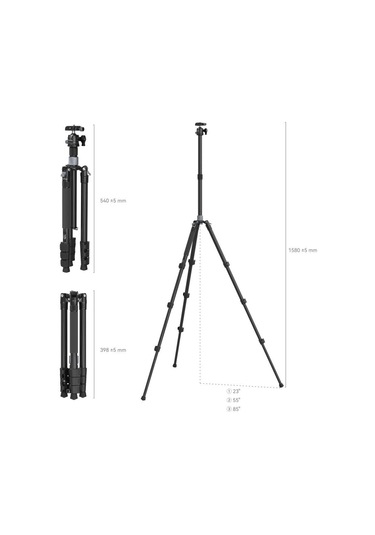 Smallrig 4059 Ap-20 Orta Sütunlu Karbon Fiber Tripod
