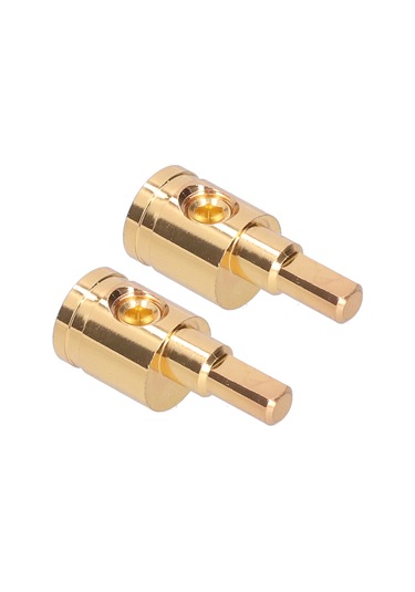 Reedark Araç Ses Sistemi Güç Kablosu Azaltıcı, Saf Bakır Altın Kaplı, 4/0 Awg, 2 Adet, Kolay Kurulum, İyileştirilmiş Konnektör