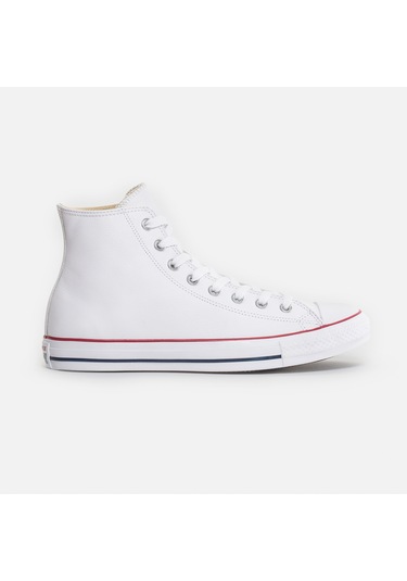 Converse Chuck Taylor All Star Hi Deri Unisex Beyaz Sneaker - 132169c Beyaz