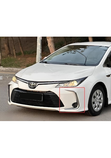 Toyota Corolla Uyumlu Krom Sis Farı Çerçevesi 2 Parça 2019 Ve Üzeri