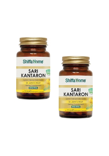Aksu Vital Shiffa Home Sarı Kantaron 560 MG 60 Kapsül 2 Adet