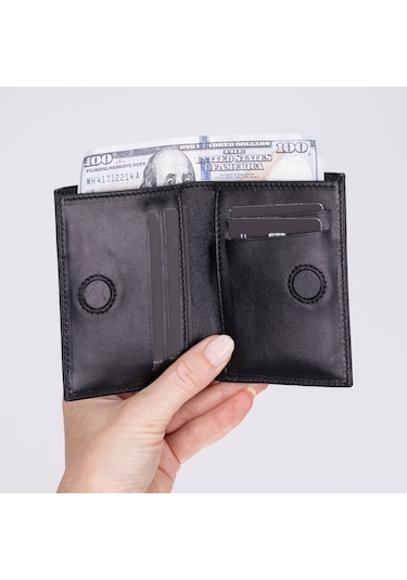 Nigra Hakiki Deri, El Yapımı Cüzdan, Rustik Siyah Siyah