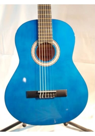 Barcelona Lc3900Bl Mavi Renk Tam Boy Klasik Gitar-Kılıf