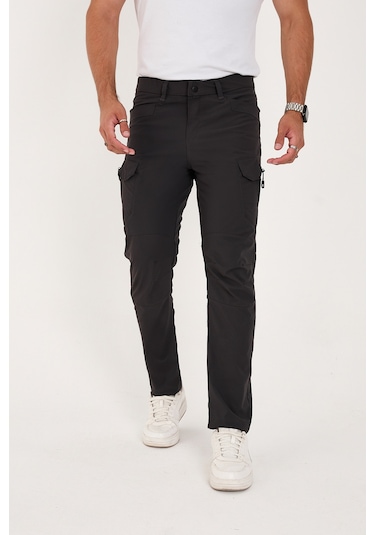 Camp Scoutland Camp527 Outdoor Tactical Su İticili Likralı Yazlık Erkek Taktik Pantolon Antrasit