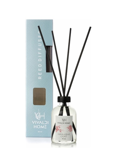 Vivaldi Home Japon Kiraz Çiçeği Çubuklu Oda Kokusu Esansiyel Uçucu Yağ 50 ML