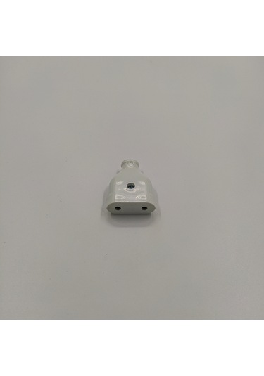 Dekoratif Yassı Beyaz Renk Dişi Fiş