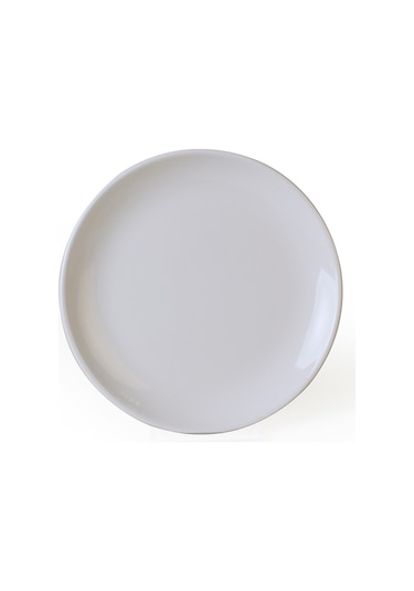 Keramika Beyaz Delta Pasta Tabağı 17 Cm 6 Adet 006 Beyaz