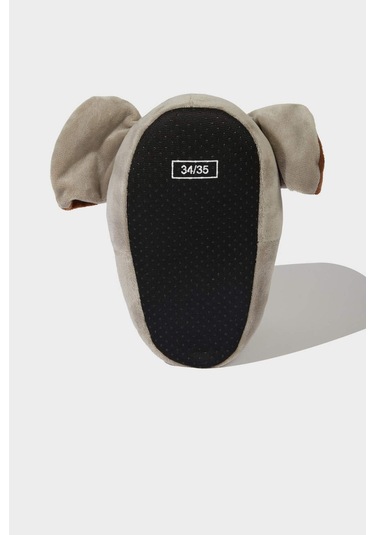 Defacto Erkek Çocuk Fil Temalı Düz Taban Panduf F1939a825wngr2 Gri-gr2