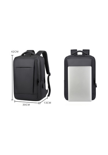 Erkek Sırt Çantası,15 İnç Dizüstü Bilgisayar Için Erkek İş Siyah