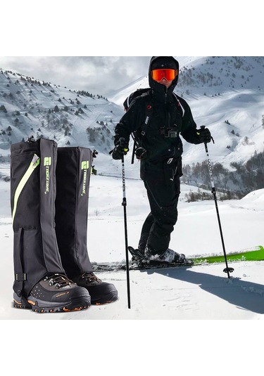 Kosona Çocuklar İçin Kırmızı Kayak Ayak Koruması, Çift Katlı Su Geçirmez Outdoor Yürüyüş Bilek Ve Diz Koruyucu Kırmızı